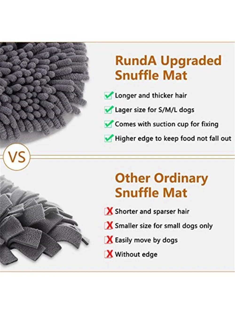 New Snuffle Mat for Dogs, 20'' x 28'' Dog Sniffing Interactive Feeding Game